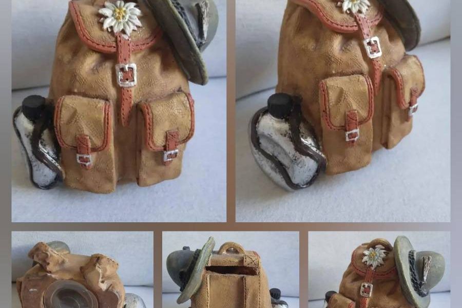 Ausgefallene Spardose Wander Rucksack FIXPREIS 13€/SELBSTABHOLUNG - Bild 1