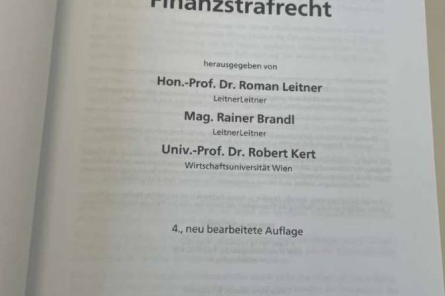 Handbuch Finanstrafrecht 4. Auflage NEU/ Unbenutzt! - Bild 4