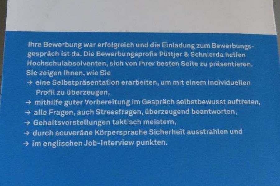 Das überzeugende Bewerbungsgespräch für Hochschulabsoventen - Bild 2