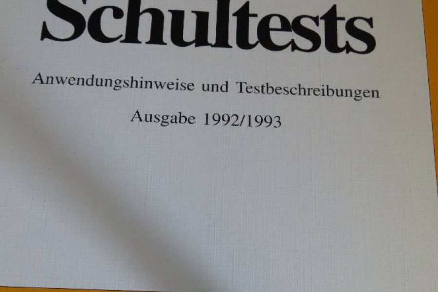Handbuch Schultests - Bild 1