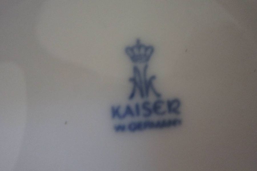 AK - Kaiserporzellan - Vase Oval - Höhe: 19cm - Länge 13cm - Bild 3