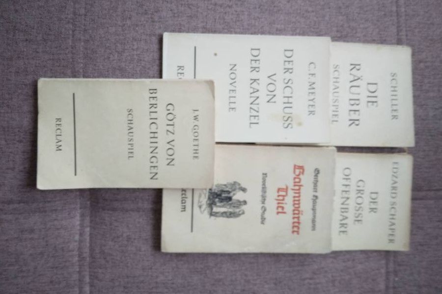 Vintage Reclam Bücherl 5 Stück ZUSAMMEN FIXPREIS 5€/NUR SELBSTABHOLUNG - Bild 2