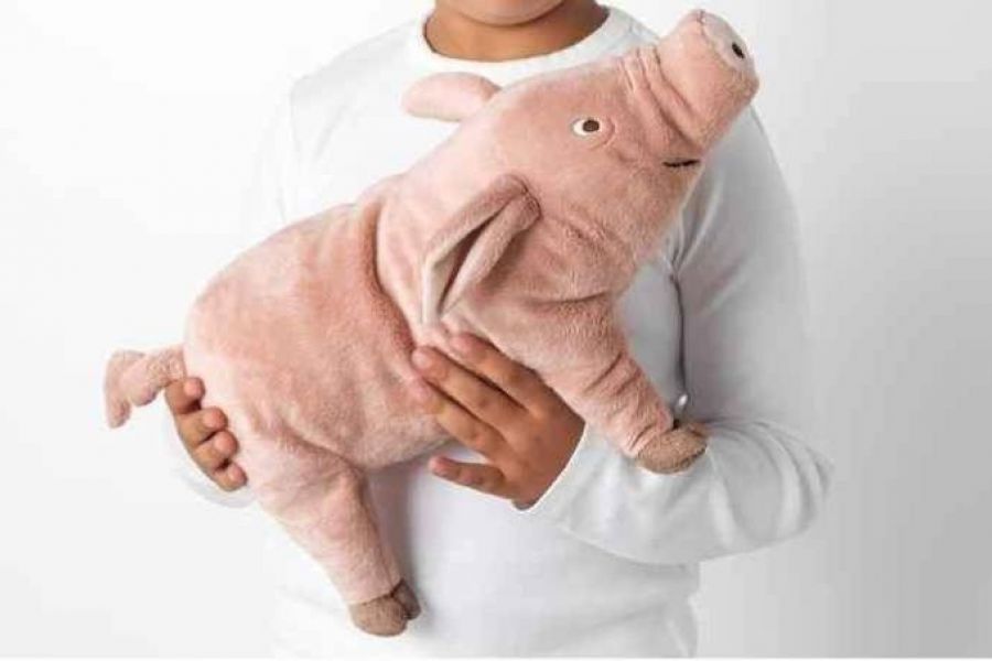 Stofftier Schweinchen Mutter 39cm, 2 Kinder je 19cm FIXPREIS 12€ - Bild 2