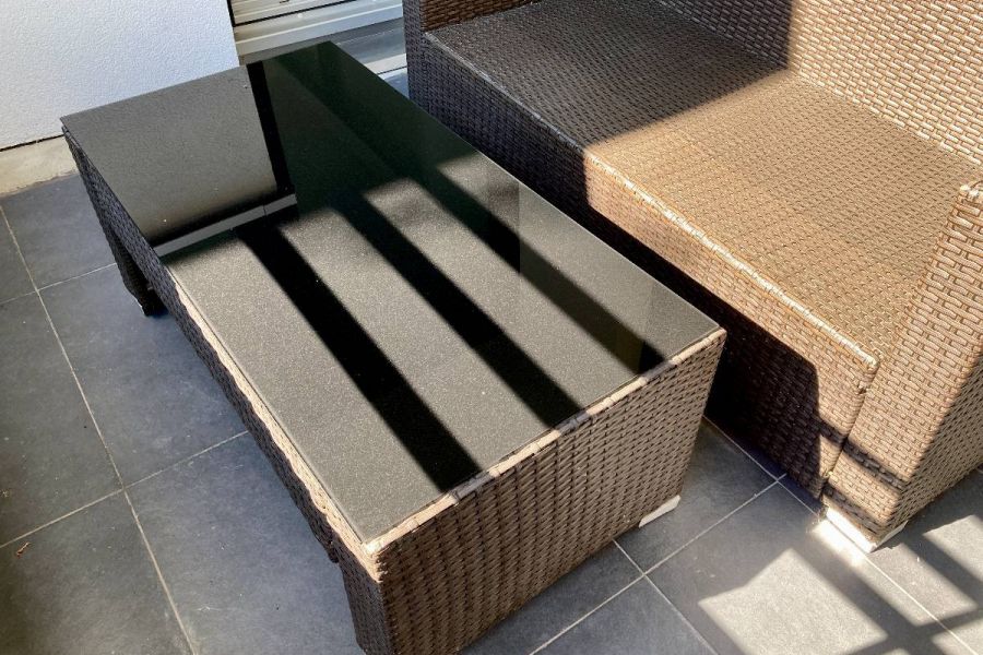 3-teilige Rattangarnitur für Garten, Terrasse oder Balkon - Bild 2
