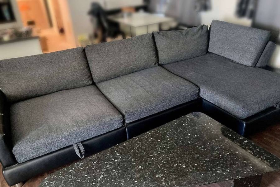 XXL-Couch mit Bettfunktion & Bettkasten - Bild 2