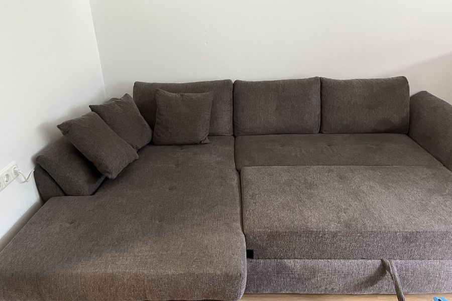 Ecksofa mit Schlaffunktion und Bettkasten - Bild 2