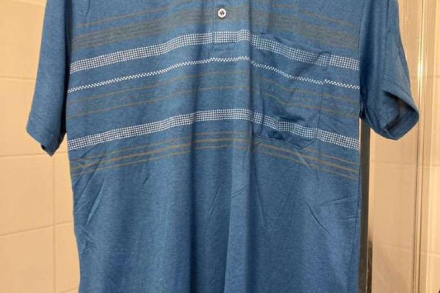 TRUSSARDI COLLECTION Herren Polo-Shirt mit Brusttasche blau Größe: L - Bild 1