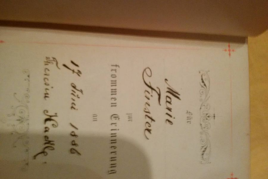 Gebetsbuch aus dem jahr 1886 signiert mit cert. - Bild 4