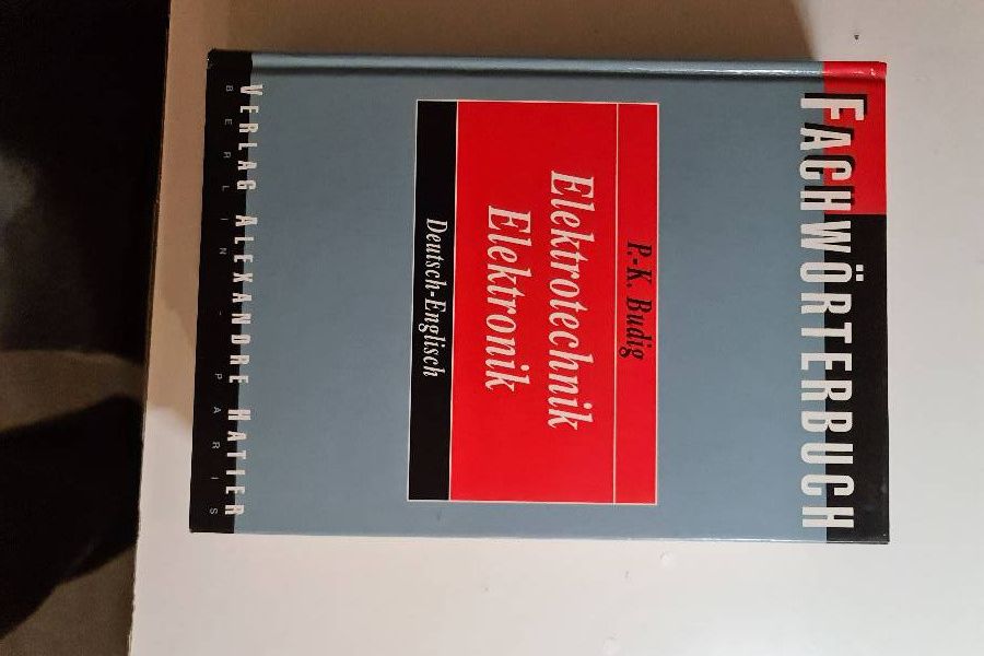 Fachwörterbuch der Elektrotechnik und Elektronik - Bild 1