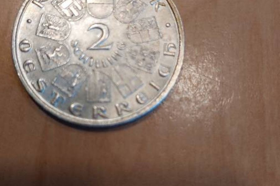 seltene Münze Österreich Jahr 1928 2 Schilling Silver - Bild 2