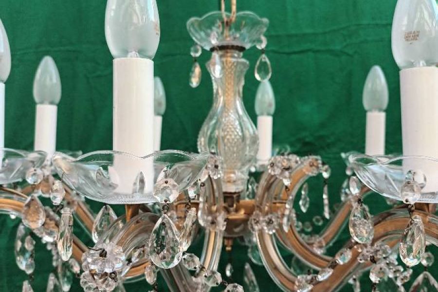 Maria Theresien Kristallluster 8Flammig Italien - Bild 5