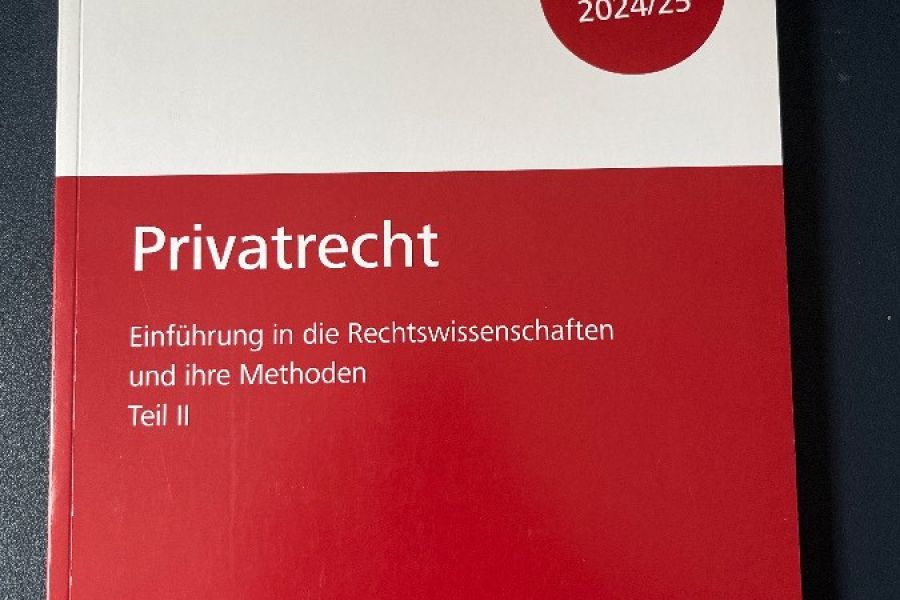Privatrecht - Einführung in die Rechtswissenschaften Teil II - Bild 1