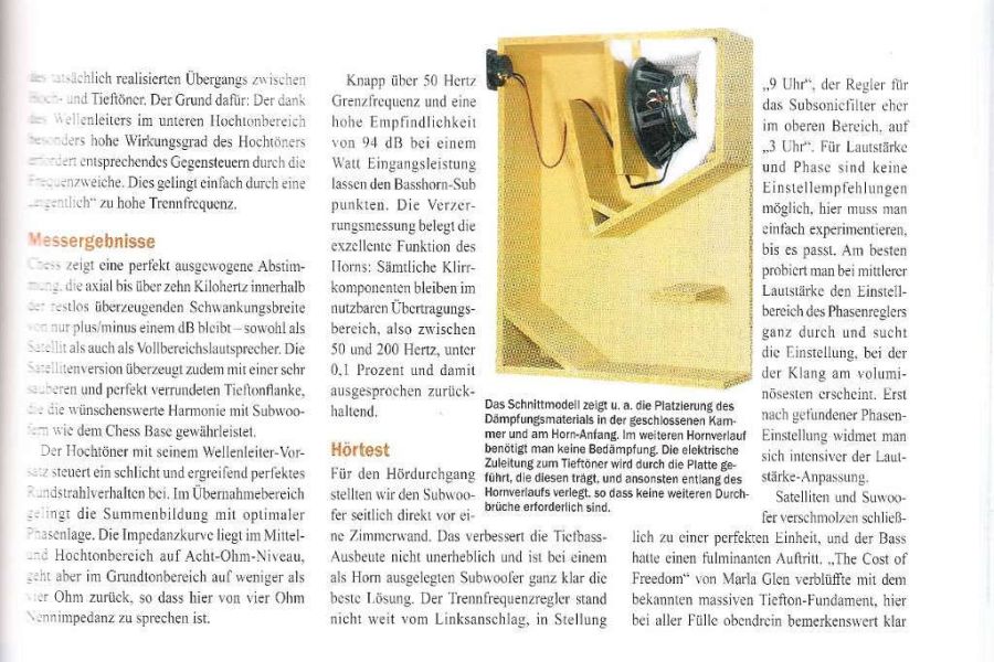 Horn-Sub-Woofer (Frontgeladen) (Chess Base) - Bild 5