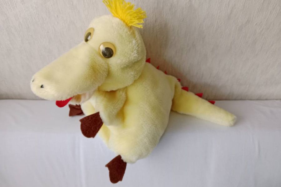 Vintage Handpuppe Drache aus den 70er Jahren, FIXPREIS 20€/NUR SELBSTA - Bild 2