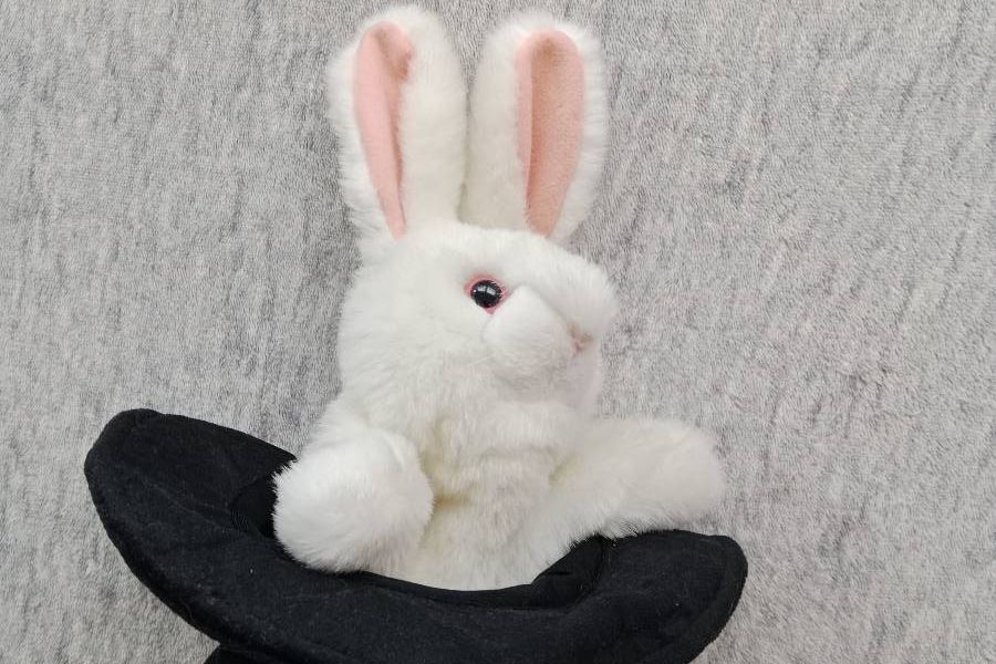 Folkmanis Folktails Handpuppe/Therapiepuppe Hase im Zylinder 40€€ - Bild 3