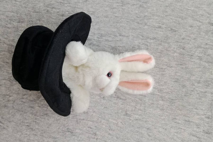 Folkmanis Folktails Handpuppe/Therapiepuppe Hase im Zylinder 40€€ - Bild 4