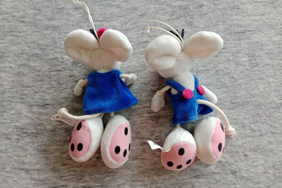 2 Teiliges Diddl Mäuse Anhänger Set, zusammen FIXPREIS 10€/NUR SELBSTA - Bild 2