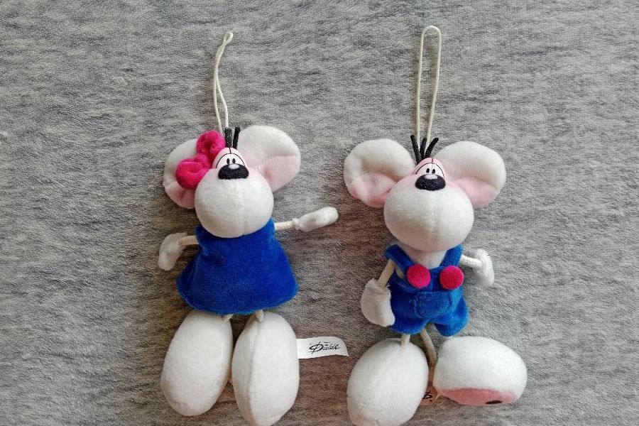 2 Teiliges Diddl Mäuse Anhänger Set, zusammen FIXPREIS 10€/NUR SELBSTA - Bild 3