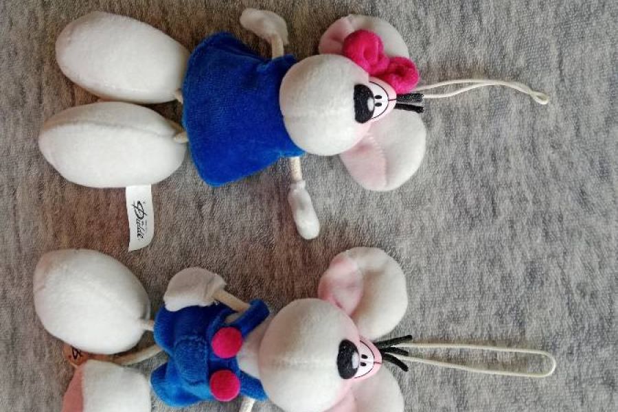 2 Teiliges Diddl Mäuse Anhänger Set, zusammen FIXPREIS 10€/NUR SELBSTA - Bild 3