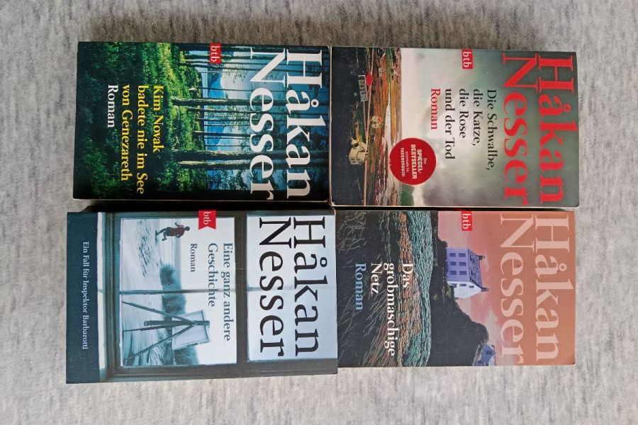 4 Teiliges Hakan Nesser Bücher Set, alle ZUSAMMEN FIXPREIS 10€ - Bild 1