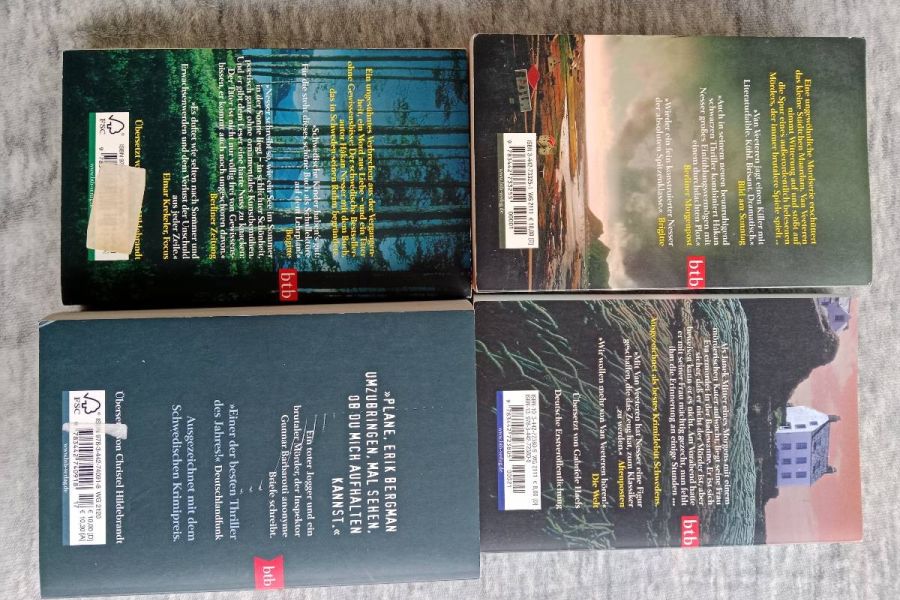 4 Teiliges Hakan Nesser Bücher Set, alle ZUSAMMEN FIXPREIS 10€ - Bild 2