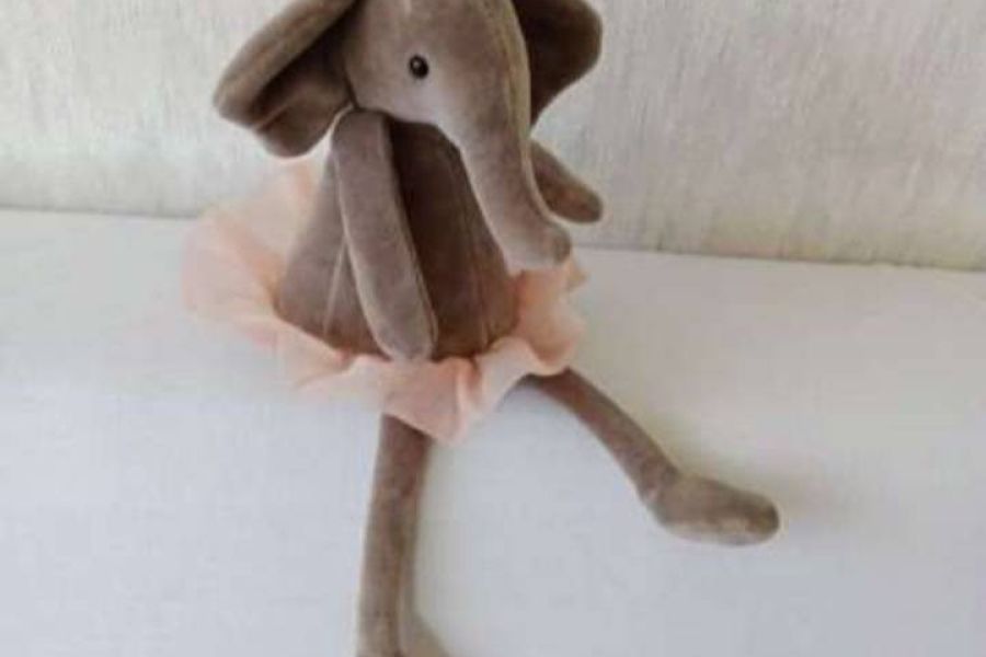 Kleines Jellycat Stofftier Ballett Ballerina Elefant ca 23cm, FIXP.20€ - Bild 4