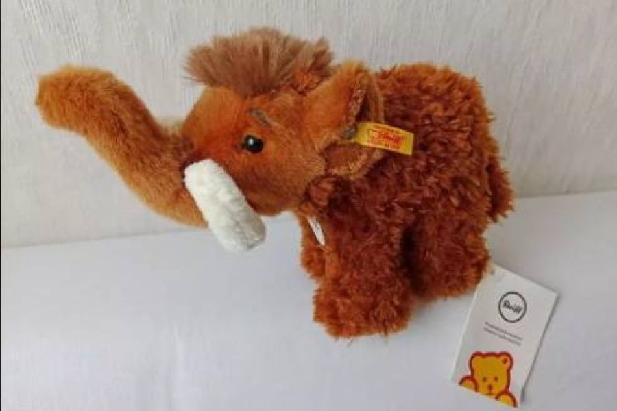 Neu, Steiff Stofftier Mammut, Kuschelweicher Plüsch, FIXPREIS 35€ - Bild 3