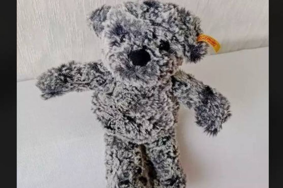 Steiff Stofftier Hund Taffy, ca 22cm, FIXPREIS 20€/NUR SELBSTABHOLUNG - Bild 1
