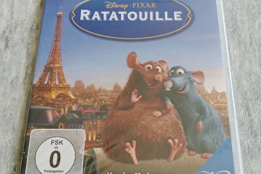 Set, neue Dvd Ratatouille mit Stofftier Maus Remy ca 19cm,FIXPREIS 12€ - Bild 4