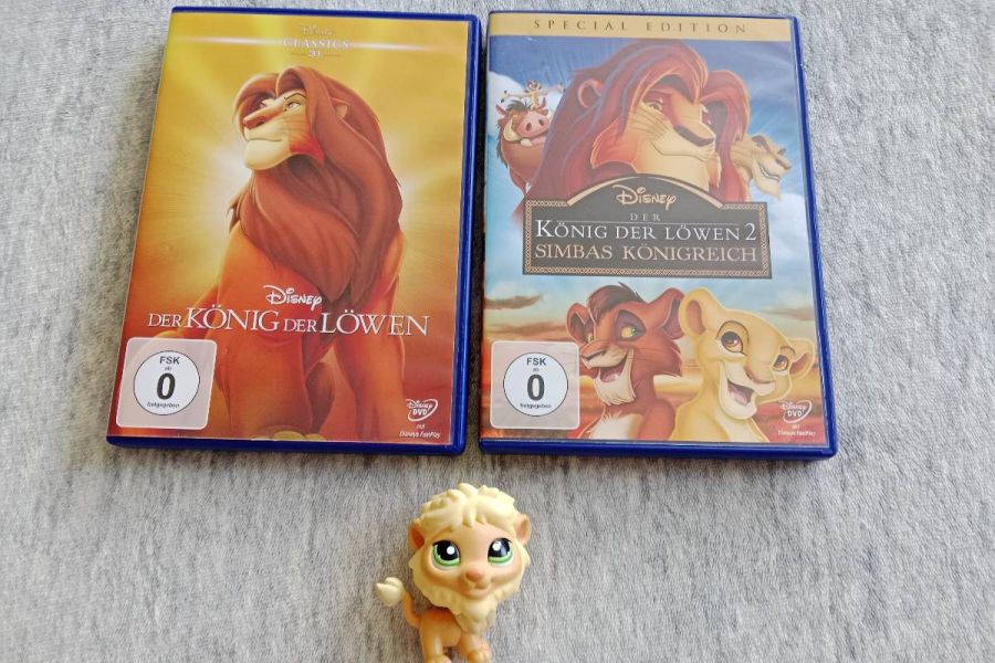 2 Teiliges Disney Dvd Set, König der Löwen Teil 1 +2, zusammen FIX 10€ - Bild 1