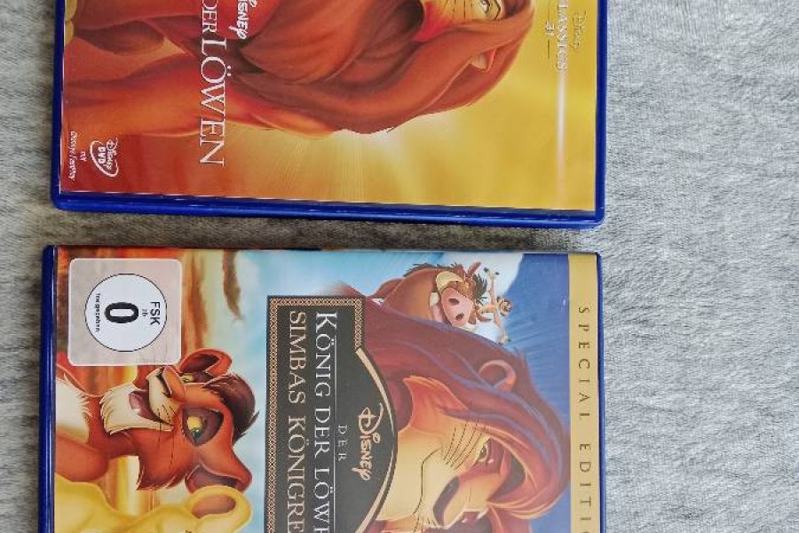 2 Teiliges Disney Dvd Set, König der Löwen Teil 1 +2, zusammen FIX 10€ - Bild 5